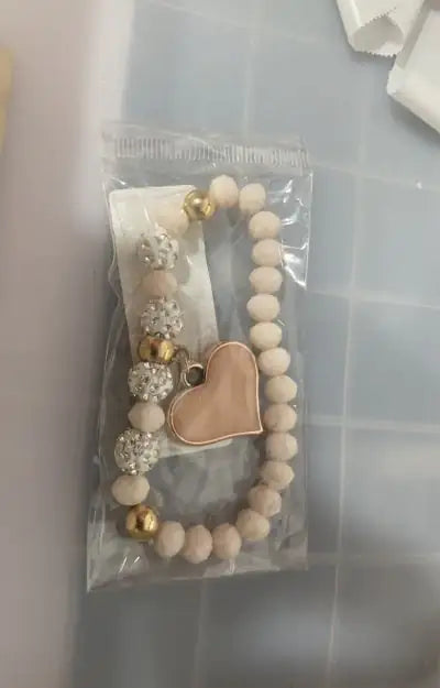 Elastic Crystal Bracelet & Bangle Heart Bracelets